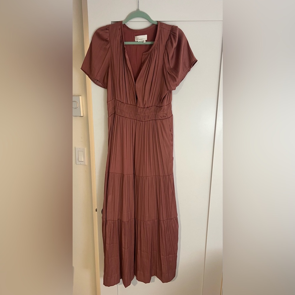 Anthropologie Mauve Dress